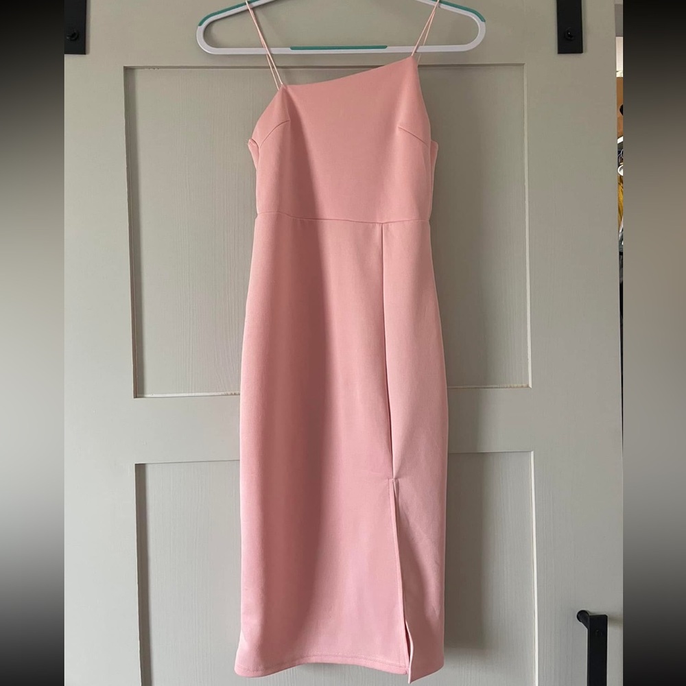Pink cocktail dress